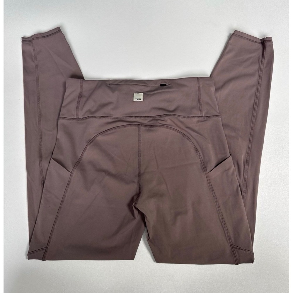 Vuori Stride Pocket Leggings Mauve Purple High Rise